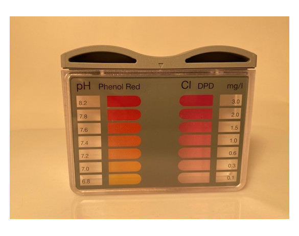 PQS Test-Set Für Poolwasser – PH- Und Chlor-Analyse, Inkl. Reagenzien & Behälter