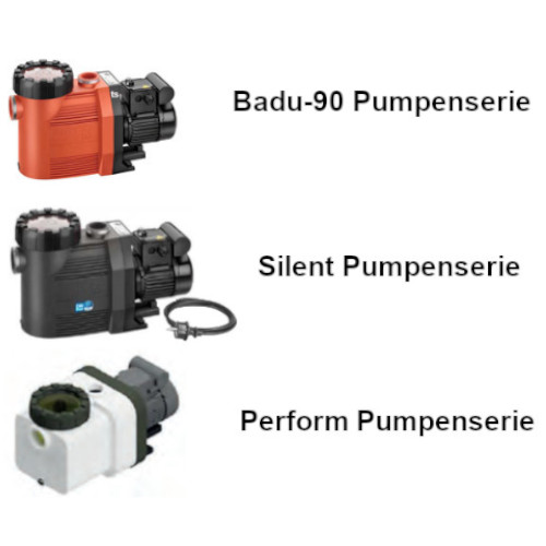 Silent 13 Wechselstrom Badu 90 Perform Schwimmbad Pool Pumpe