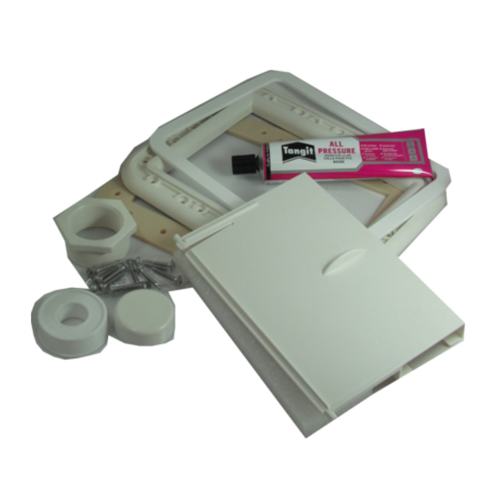Skimvac Absaugplatte Für Zodiac WK 3000 Skimmer – Mit Doppelnase & Für Schläuche Ø 32/38 Mm