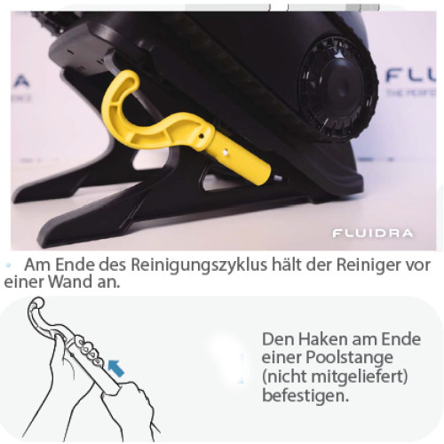Poolhaken Für Roboter-Reiniger – 2 Stück, Kompatibel Mit Allen Poolrobotern
